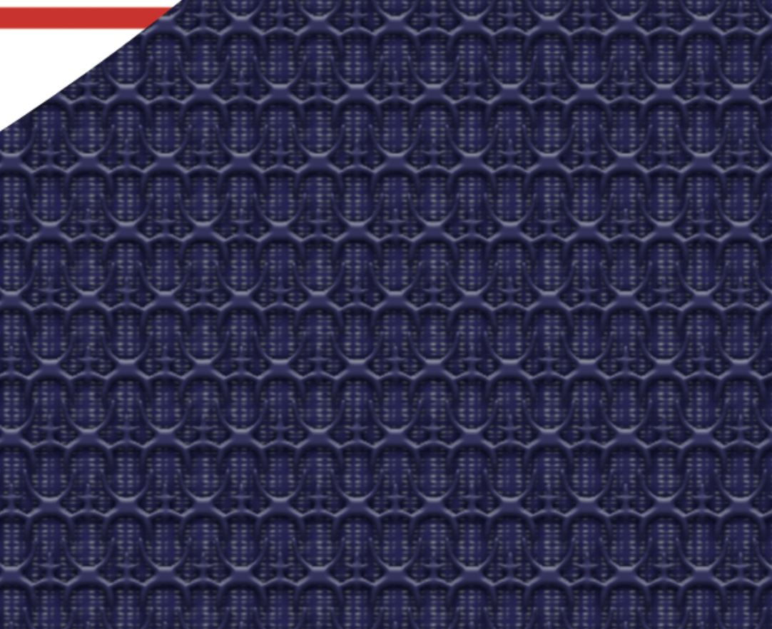 Superman Dawn of Justice v4 - No shading, no shield 2 A textured, dark blue surface features a raised geometric pattern. In the top left, a white triangle with a red stripe is visible. Product shown: Superman Dawn of Justice v4 - No shading, no shield.