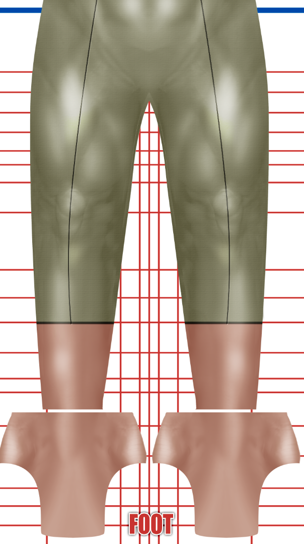 Omni-Man Coalition v1 2 Omni-Man Coalition cosplay costume pattern from Invincible, white leg panels and foot pieces, custom dye sublimation design by 4NEO Designs