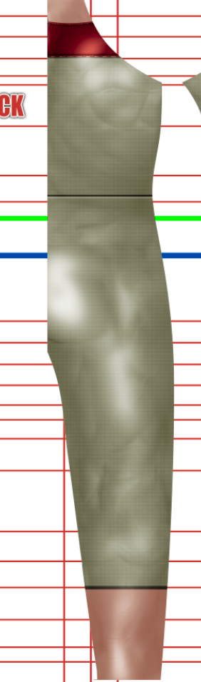 Omni-Man Coalition v1 4 Omni-Man Coalition cosplay costume pattern from Invincible, side panel of the white and red suit, custom dye sublimation design by 4NEO Designs