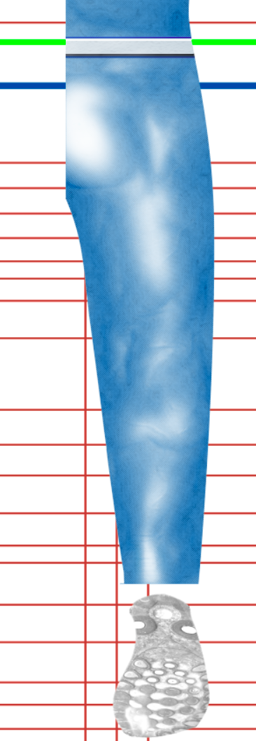 Custom Asher v1 5 Custom original superhero cosplay costume pattern by 4NEO Designs, light blue and white suit with a diamond atomic chest emblem and blue-white piping, leg panels with diamond knee accents and foot pieces, custom dye sublimation design