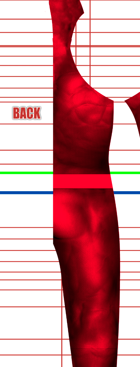 Daredevil v4 4 Daredevil cosplay costume pattern, deep red muscle suit with the double-D chest emblem and red belt, red leg panels and foot pieces, custom dye sublimation design by 4NEO Designs